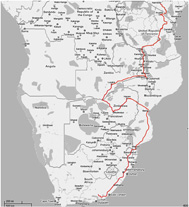 Africa Goal Route Map
